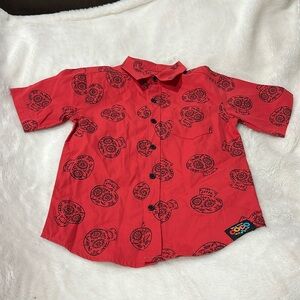 Disney Coco button down top. Size 5/6